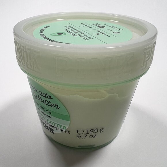 Victoria Secret Pink Avocado Body Butter Rich Full Regular Size 6.7 oz - Picture 4 of 5